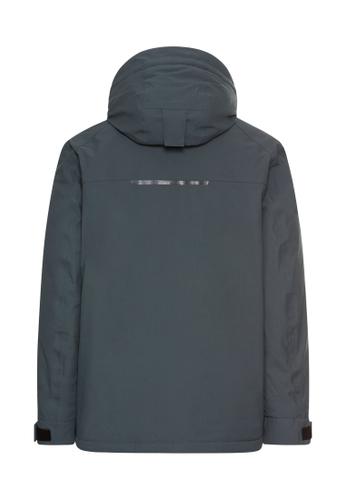 teXXXactive® Jacke mit abnehmbarer Kapuze 54 Regular Fit - Tinted Blue