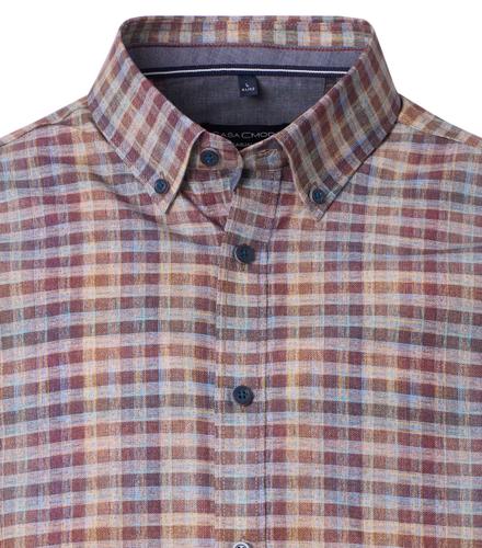 Freizeithemd M Casual Fit - Rot
