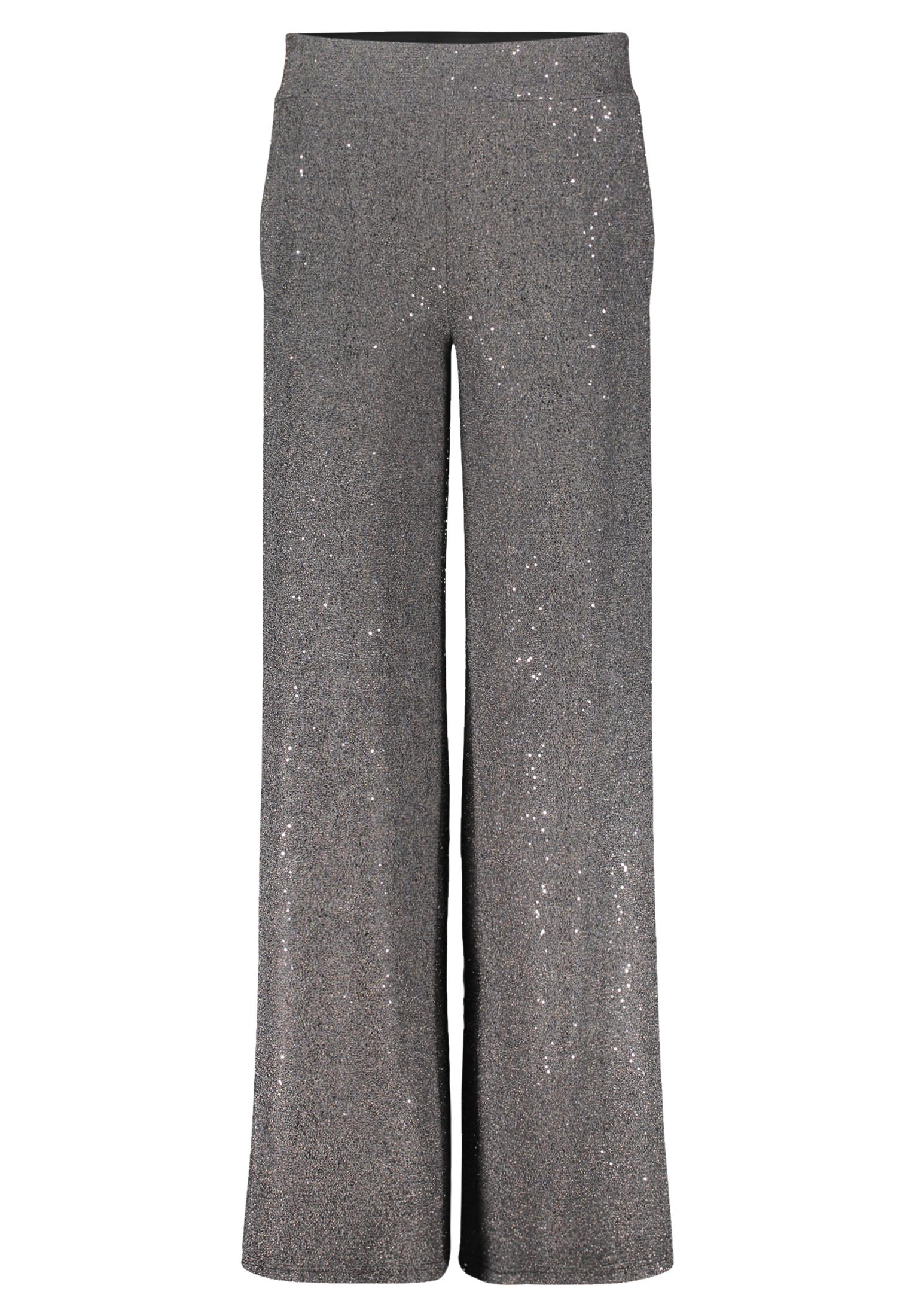 Modern fit Hose 36 Gerade - Schwarz/gold