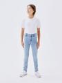 NKFPOLLY DNMTECE 2612 HW A PANT NOOS 98 Skinny Fit - Medium Blue Denim