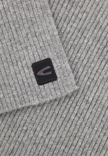 Strickschal aus reiner Lammwolle OS Regular Fit - Stone Gray