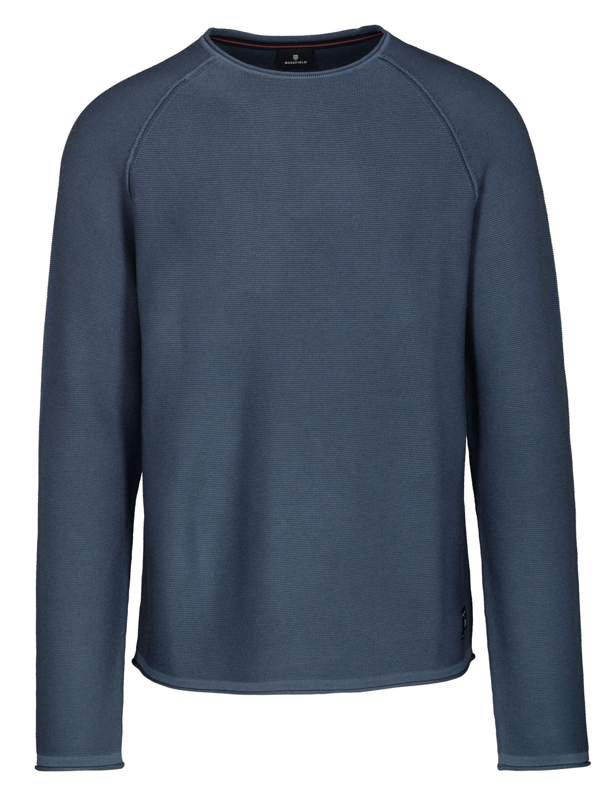 Rundhals Pullover L - Deep Sea