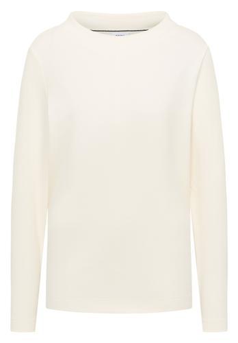 Funnelneck Shirt in Unifarbe XXL - Creamy White