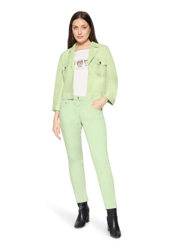 Blazer-Jacke 38 Gerade - Foam Green
