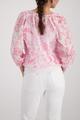 Bluse mit Blumenmuster 38 - French Rose Gemustert