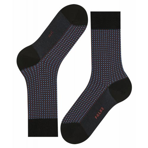 FALKE Uptown Tie Herren 45-46 - Black