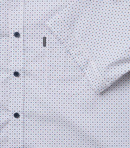 Freizeithemd Kurzarm M Casual Fit - Blau