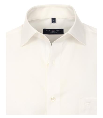 Twill Hemd uni 006880 48 Comfort Fit - Weiss