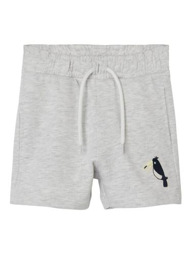 NMMDIK SWE SHORTS UNB PB 116 Locker geschnitten - Light Grey Melange