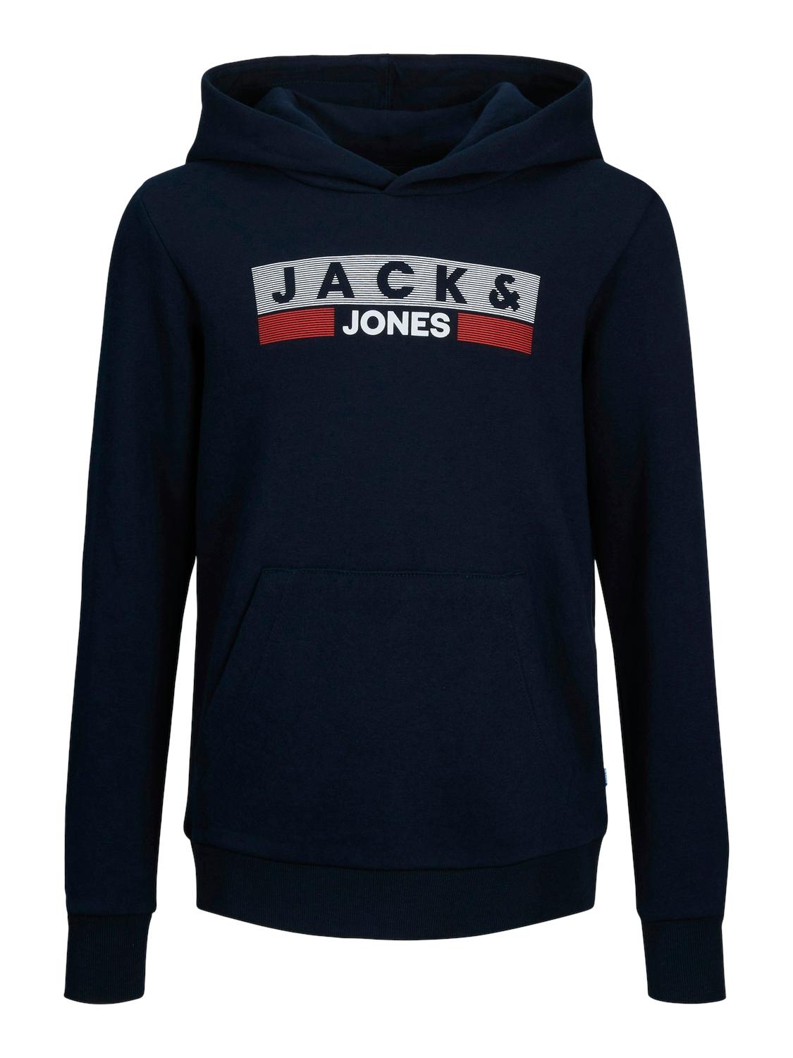 JJECORP LOGO SWEAT HOOD PLAY4 NOOS JNR 176 Normal geschnitten - Navy Blazer