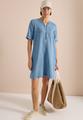 Knielanges Kleid im Denim-Look M - Light Blue Wash