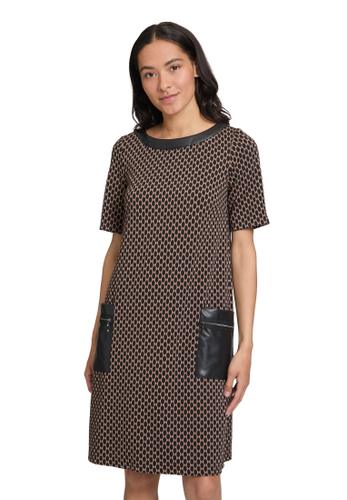 Winterkleid 36 Ausgestellt - Schwarz/beige