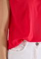 T-Shirt mit V-Neck und Spitzendetail