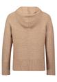 Strickpullover 40 Gerade - Camel Melange