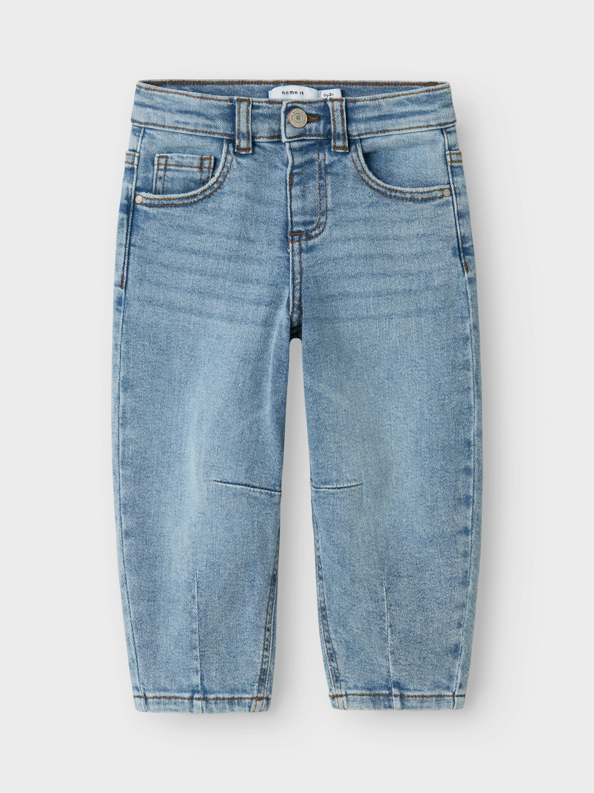 NMFBELLA BALLOON JEANS 2441-SM NOOS 104 Ballon Schnitt - Medium Blue Denim