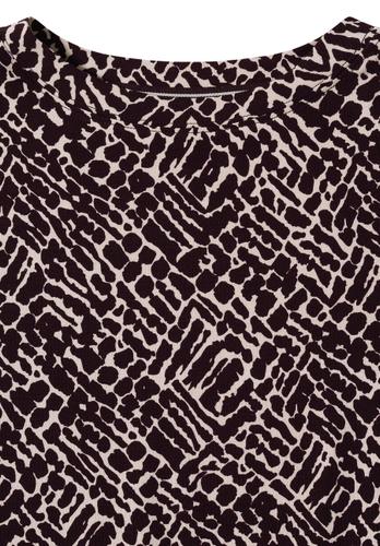 Shirt mit Minimal Print XXL - Eggplant Red