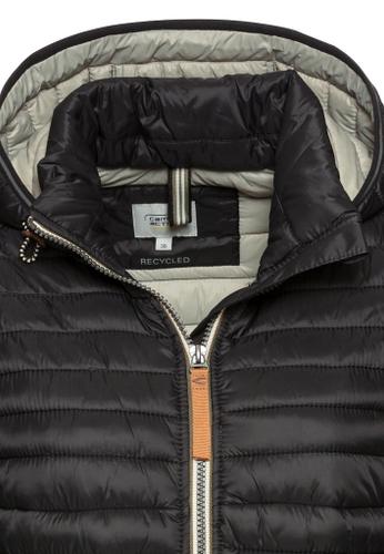 Steppjacke aus recyceltem Polyamid Schwarz 46