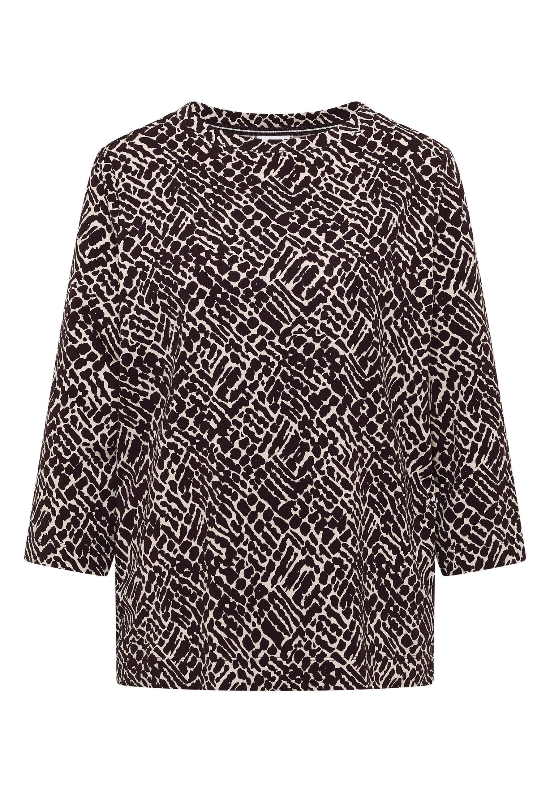 Shirt mit Minimal Print XXL - Eggplant Red