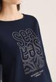 Shirt mit Stickerei M - Universal Blue