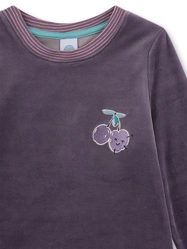 Schlafanzug lang 092 - Purple Sage
