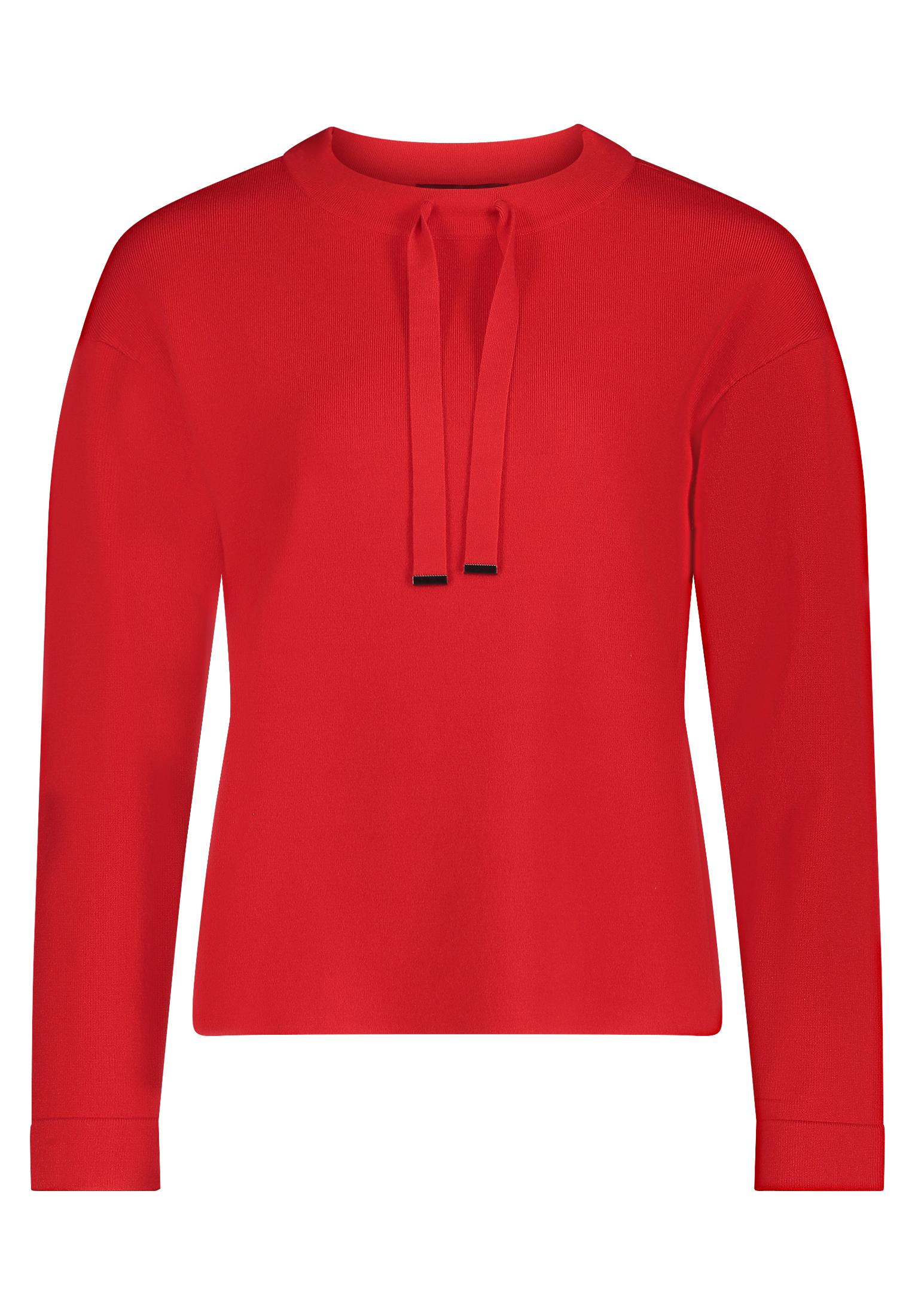 Feinstrickpullover 44 Gerade - High Risk Red
