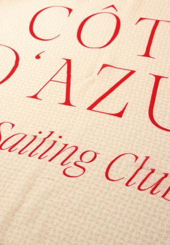 Tuch aus Modal mit Wording One size - Salsa Red