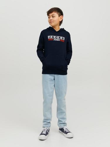 JJECORP LOGO SWEAT HOOD PLAY4 NOOS JNR 176 Normal geschnitten - Navy Blazer