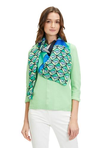 Tuch OS Weich fallend - Green/blue