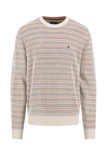 O-Neck, Multicolour, Fisherman Weiß XL