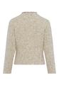 Leichtjacke COFFEE LOUNGE mit Fransenbesatz 40 - Affogato/cream/ecru