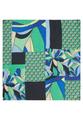 Tuch OS Weich fallend - Green/blue