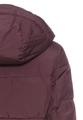 Langer Puffermantel mit gefütterter Kapuze 46 Relaxed Fit - Plum