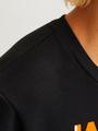 JJLUKE SWEAT CREW NECK JNR 176 Normal geschnitten - Black