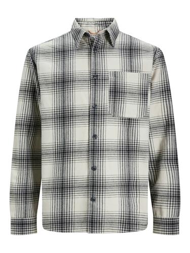 JCOBLACK CHECK ZAC OVERSHIRT LS RELA JNR 152 Weit geschnitten - Moonbeam
