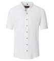 Leinenhemd XXL Casual Fit Short - Weiß