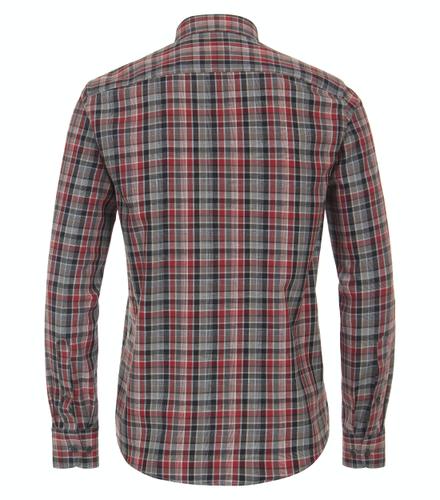 Flanellhemd 3XL Casual Fit - Rot