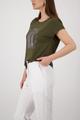T-Shirt mit Strasssteinen