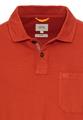 Langarm Poloshirt aus zertifiziertem Organic Cotton 3XL Regular Fit - Brick Red