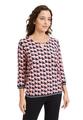 Printshirt 48 Figurumspielend - Dark Blue/pink