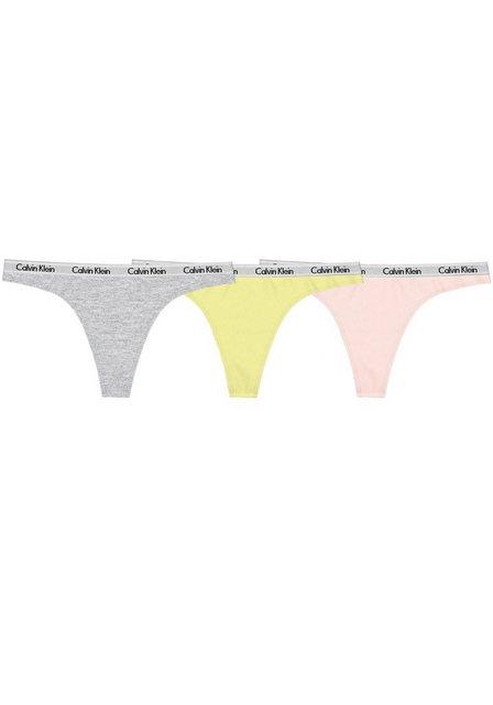 Calvin Klein String mit Logoschriftzug auf dem Bund