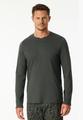 Langarmshirt Knopfleiste 48 - Dunkelgrün