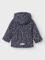 NMFMAXI JACKET AOP NOOS 92 - Dark Sapphire