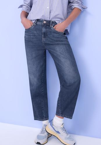 Barrel Leg Jeans 25/28 - Medium Blue Washed