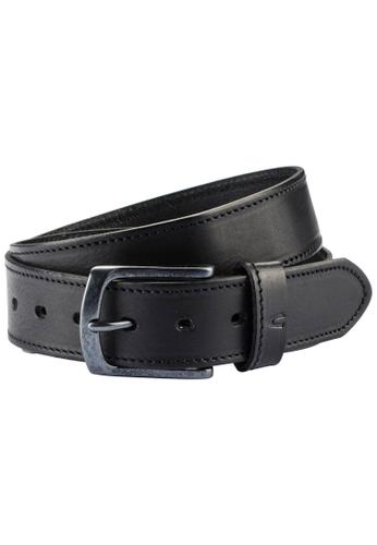 Gürtel aus hochwertigem Leder Schwarz XXL