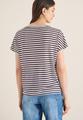 T-Shirt mit Boatneck und Streifen M - Rich Burgundy