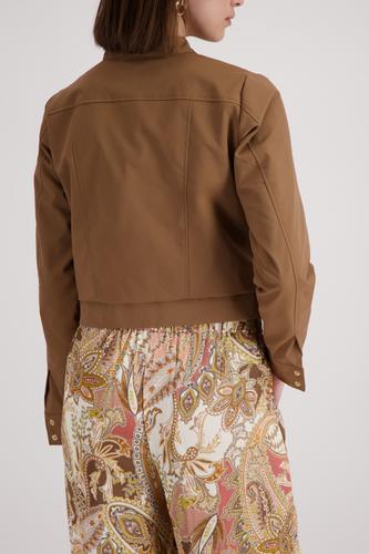 Trench Jacke mit Druckknopfverschluss
