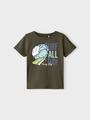NMMVUX SS TOP JJJ 110 Normal geschnitten - Olive Night