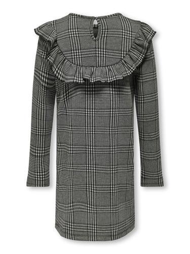 KOGALLEN CHECK DRESS JRS 158/164 Normal geschnitten - Black