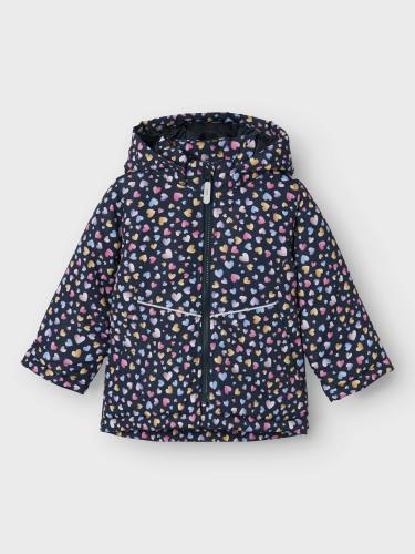 NMFMAXI JACKET AOP NOOS 92 - Dark Sapphire