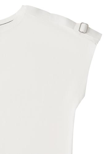Kurzarm Shirt mit Schnallendetail